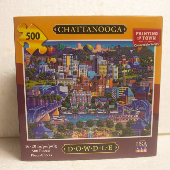 Dowdle 500 Piece Chattanooga Jigsaw Puzzle 16 x 20 Inches New Never Used - Picture 1 of 7